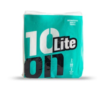 10 ON LITE KITCHEN TOWELS ROLLS 2 PLY